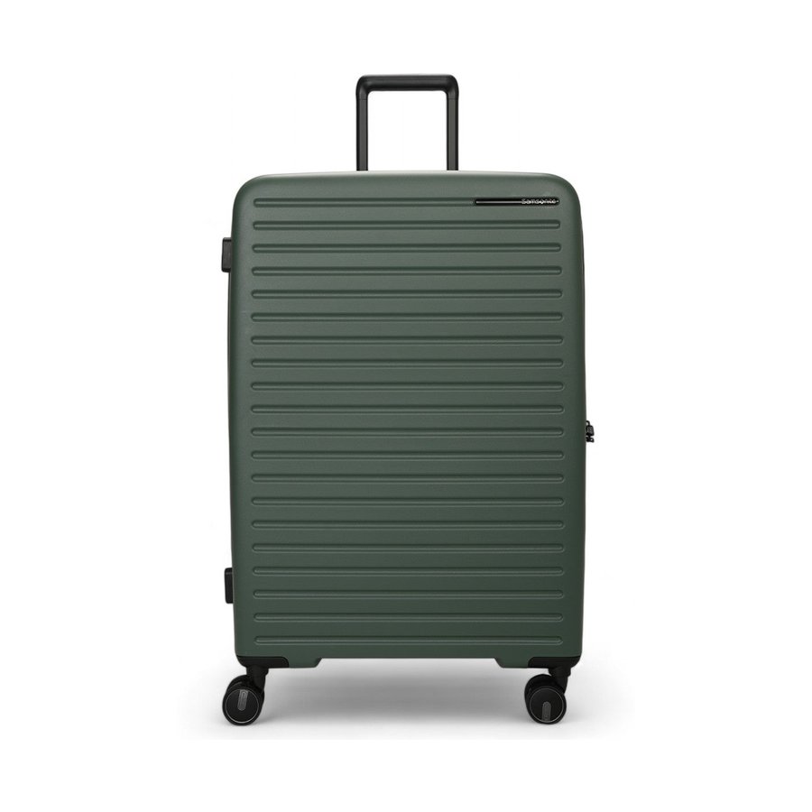 Samsonite Restackd 75cm Hardside Checked Suitcase Sage Sage