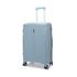 Caselite Quest 65cm Hardside Checked Suitcase Steel Blue