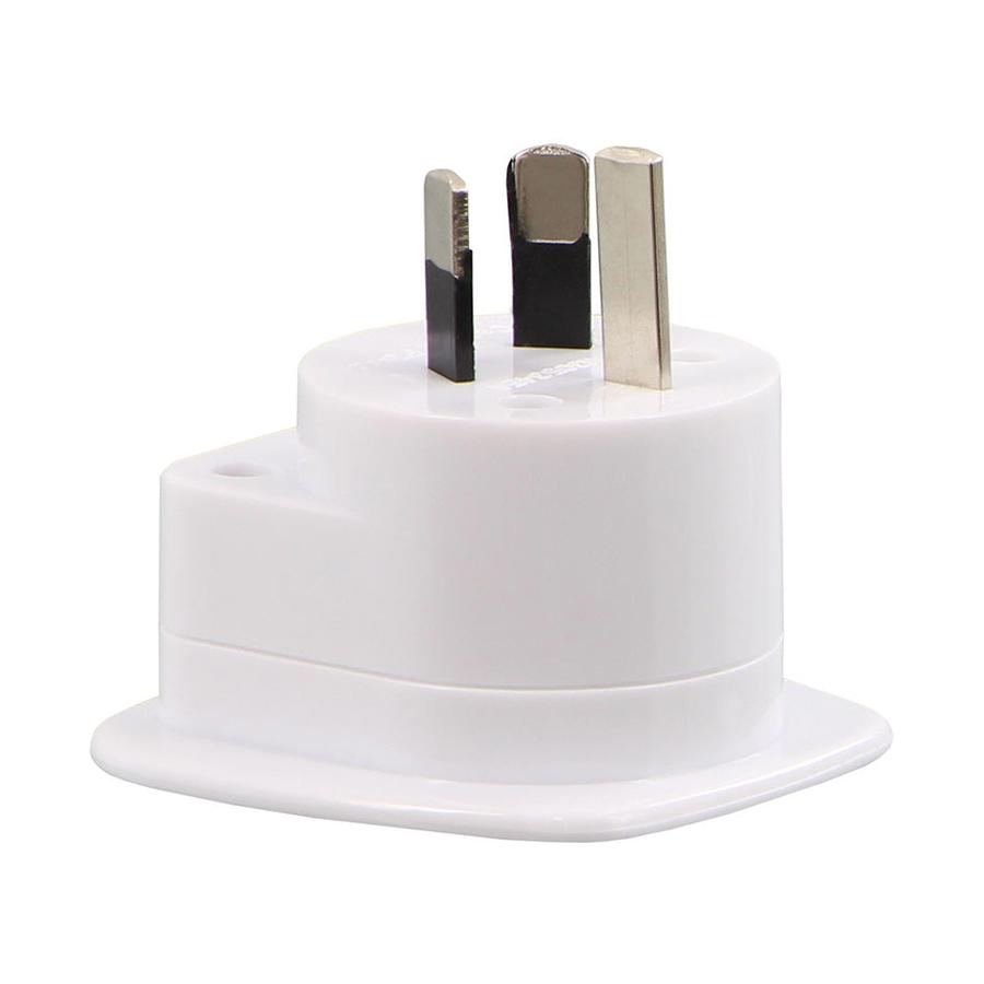 Lewis N. Clark Universal to NZ Travel Adapter White White