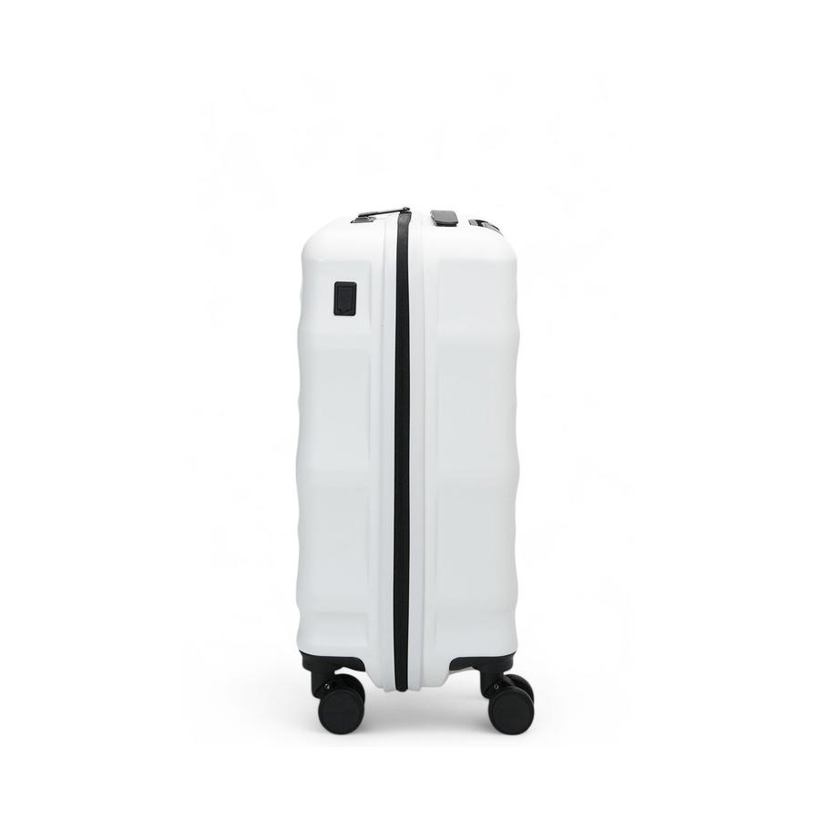 Explorer Luna-Air 55cm Front Access Hardside Carry-On Suitcase White White