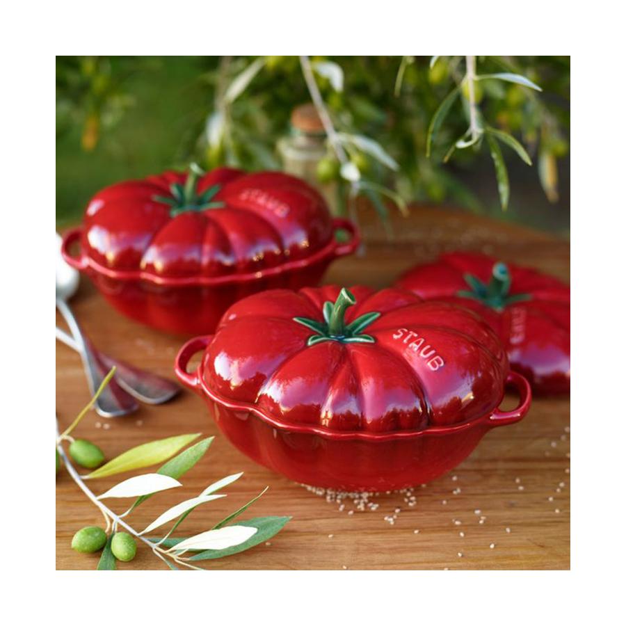 Staub 0.5L Ceramic Cocotte Tomato Tomato