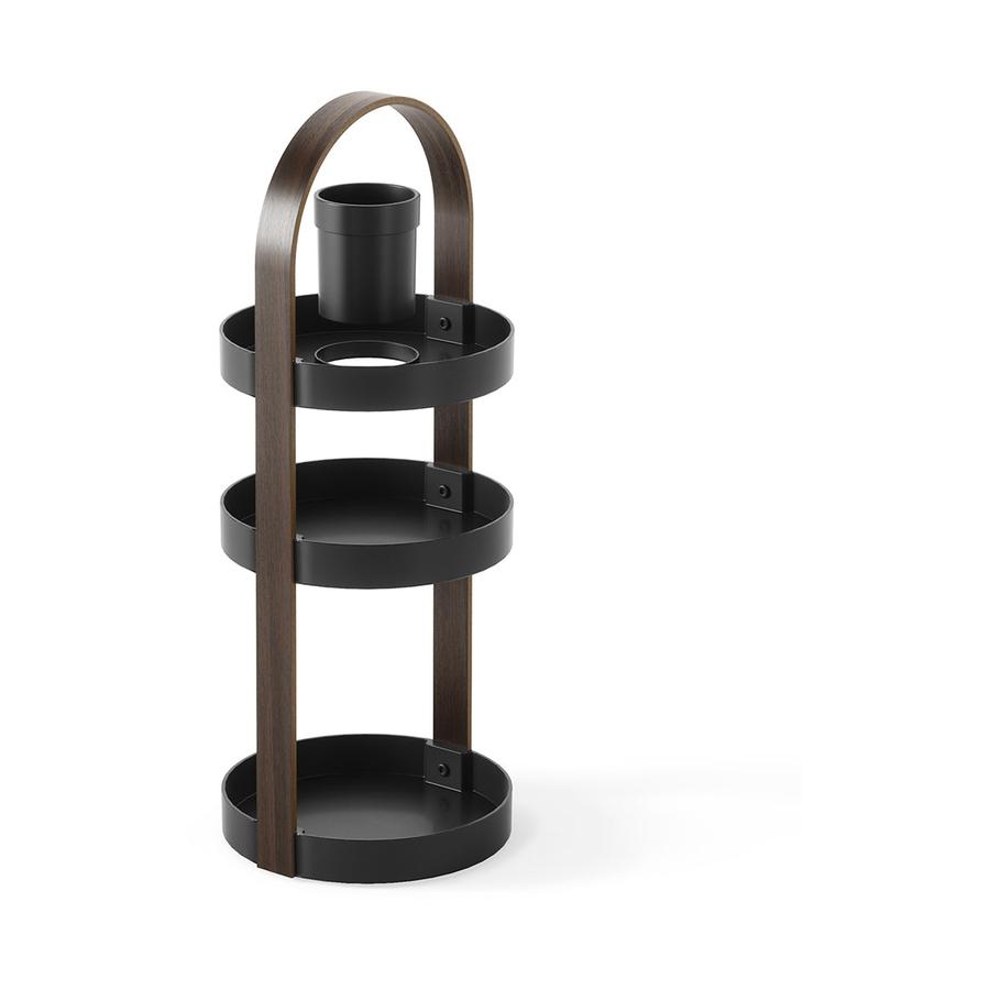 Umbra Bellwood Cosmetic Organiser Black/Walnut Black/Walnut