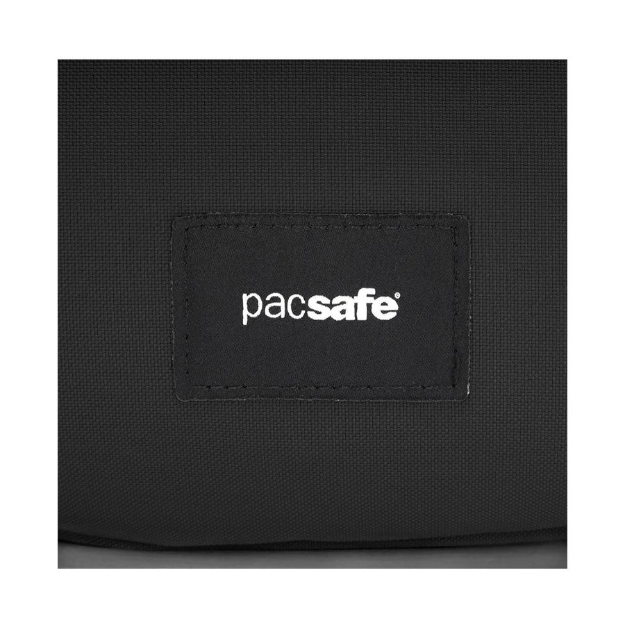 Pacsafe GO Anti-Theft Recycled Saddle Crossbody Bag Jet Black Jet Black