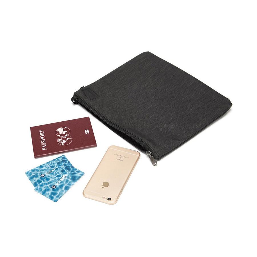 Pacsafe RFIDsafe RFID Blocking Large Travel Pouch Carbon Carbon