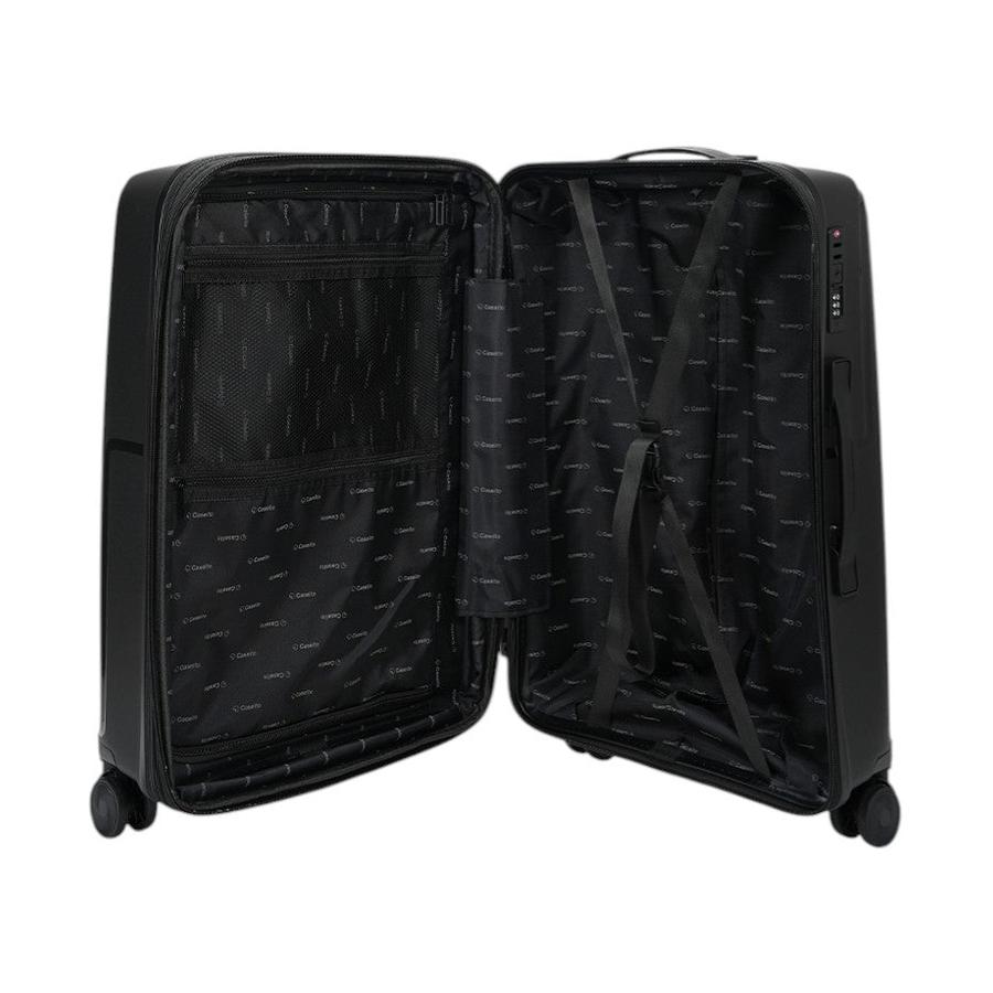 Caselite Aero 56cm & 65cm Hardside Luggage Set Black Black