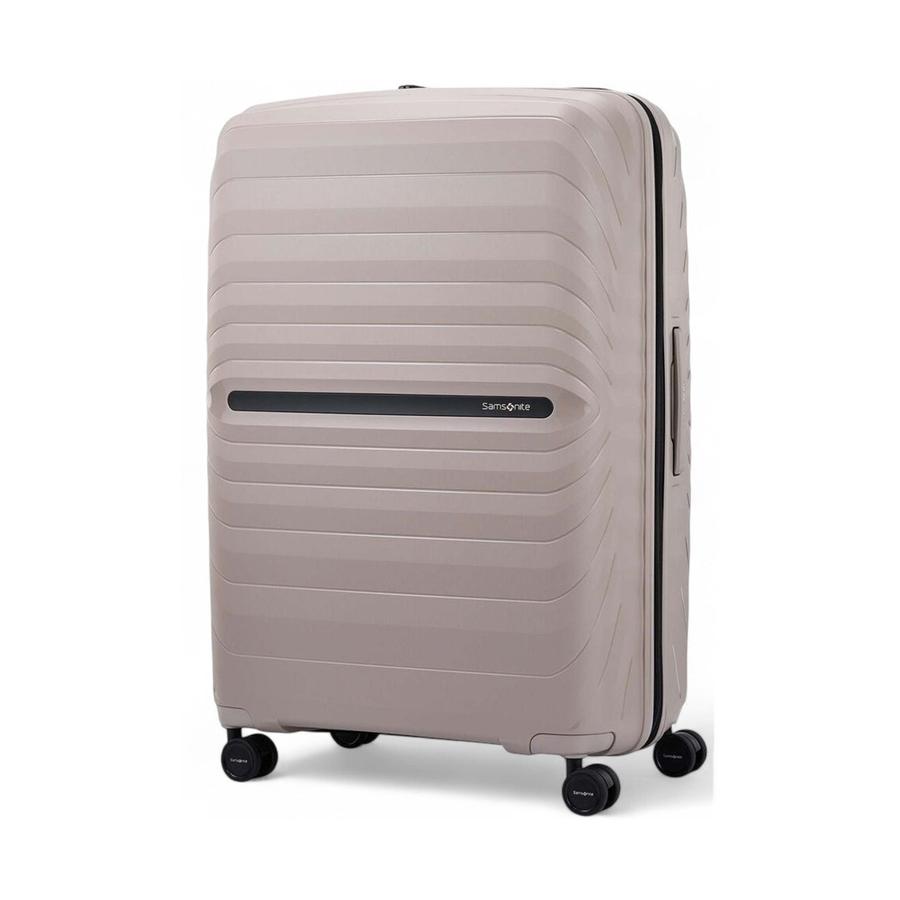 Samsonite Octolite Neo 81cm Hardside Checked Suitcase Taupe Taupe