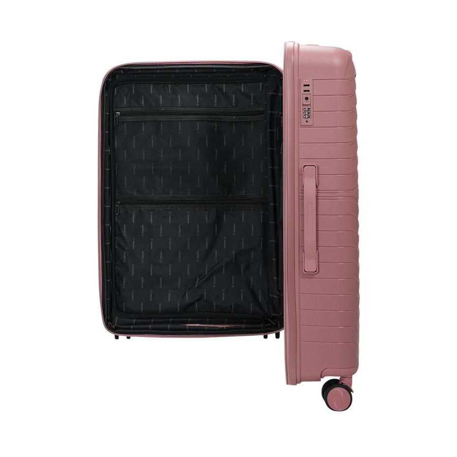 Caselite Summit 75cm Hardside Checked Suitcase Rose Rose