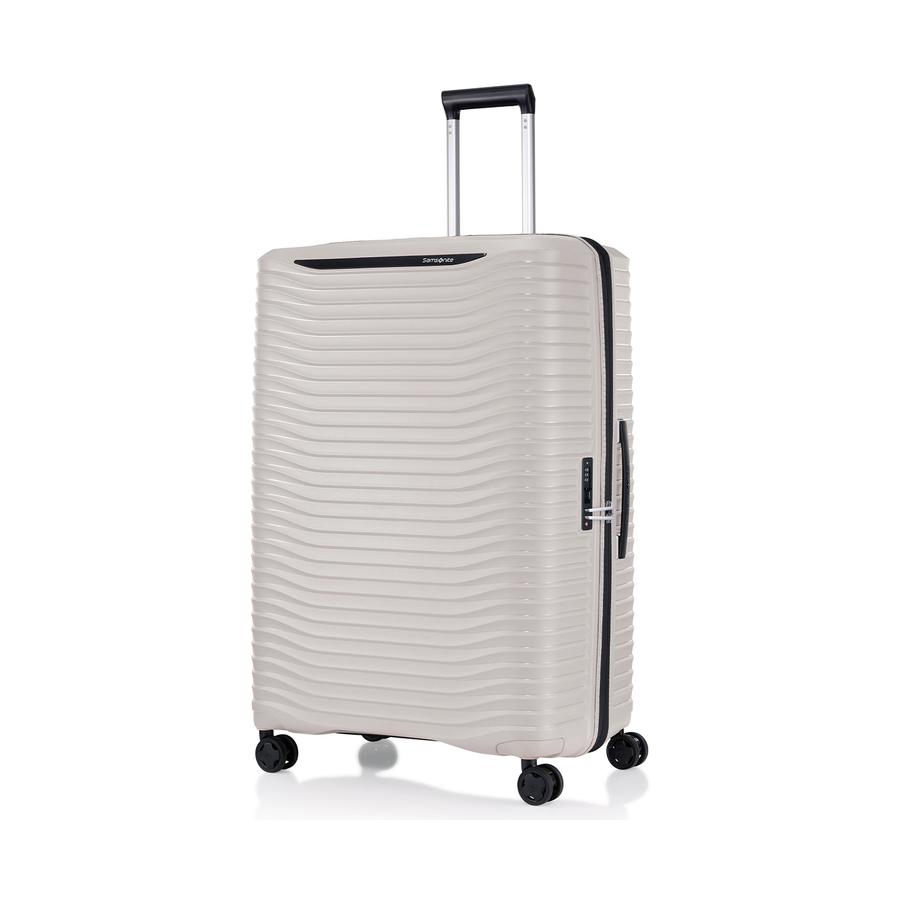 Samsonite Upscape 81cm Hardside Checked Suitcase Stone Grey Stone Grey