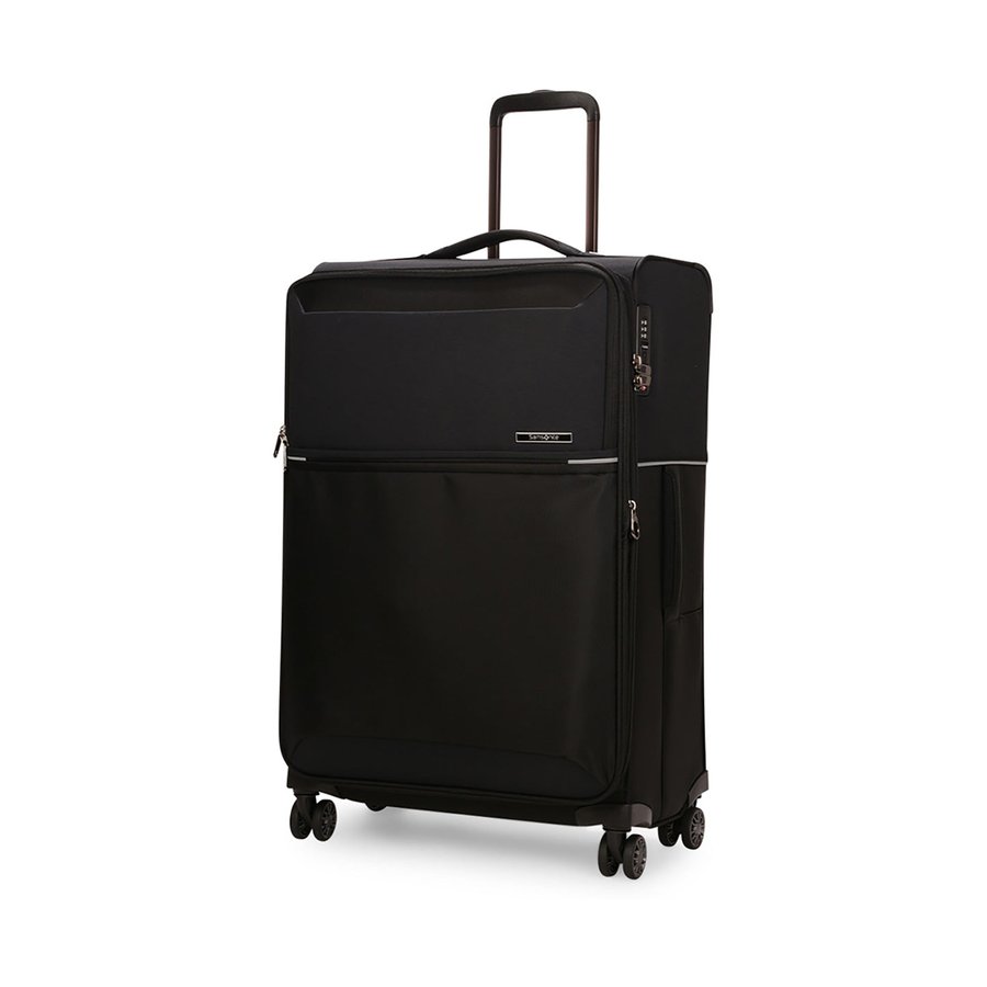 Samsonite 73H 71cm Softside Checked Suitcase Black Black