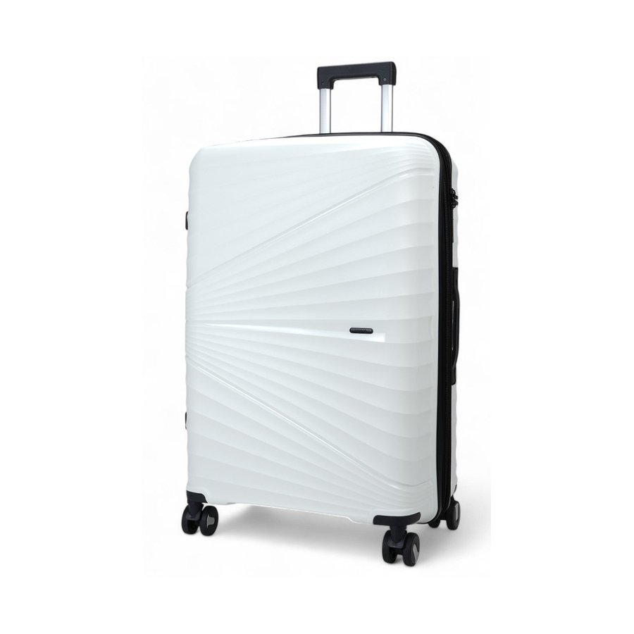 Nomad Aspire 55cm, 65cm and 75cm Hardside Luggage Set White White