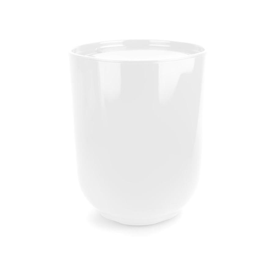 Umbra Step Trash Can with Lid (6.6L) White White