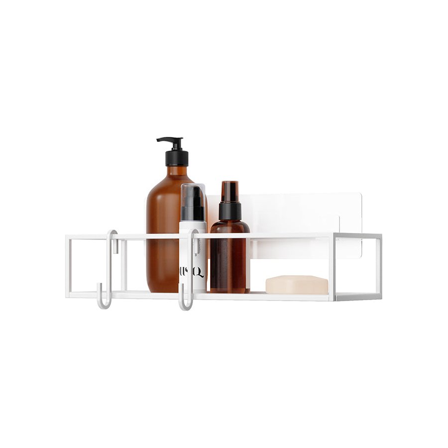 Umbra Cubiko Shower Bins (Set of 2) White White