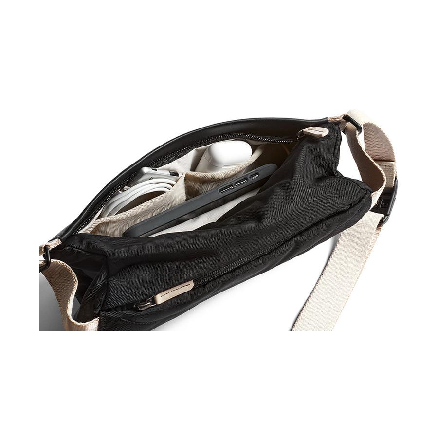 Bellroy Sling Bag Mini Premium Edition Black Sand Black Sand