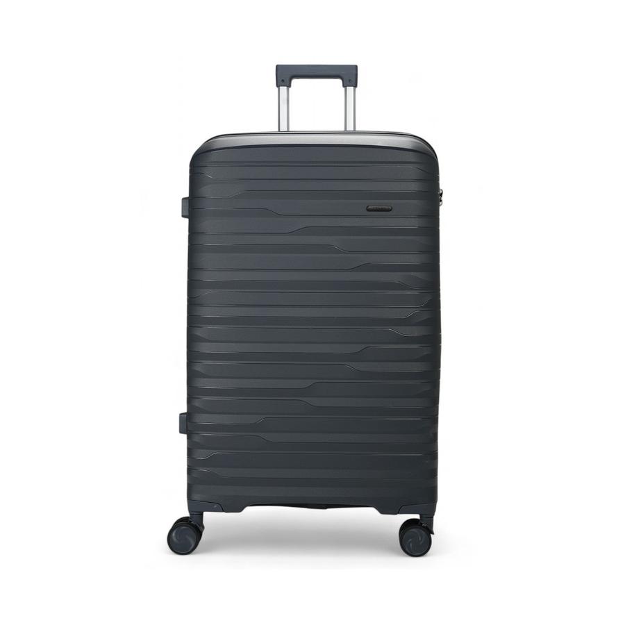 Nomad Discover 75cm Hardside Checked Suitcase Dark Grey Dark Grey