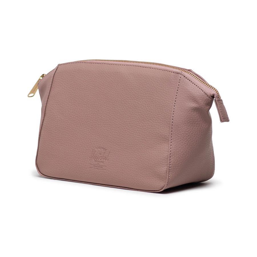 Herschel Milan Vegan Leather Toiletry Kit Ash Rose Ash Rose