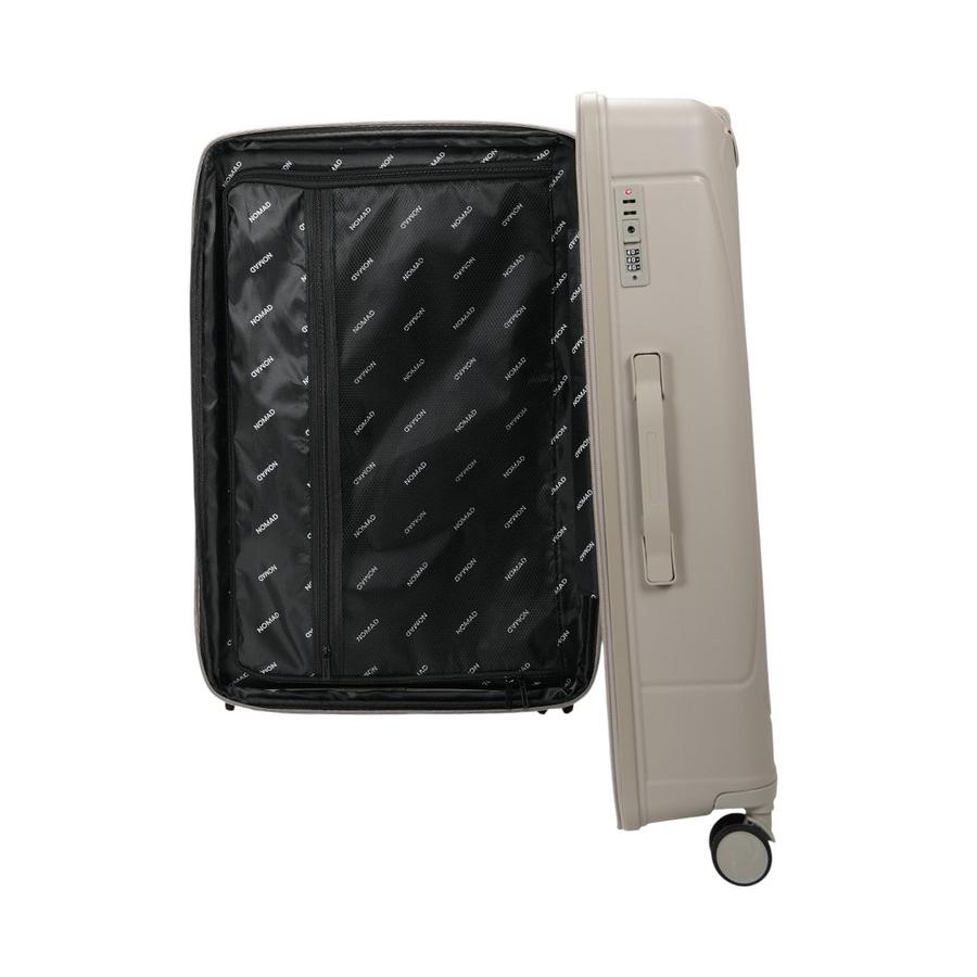 Nomad Quest 75cm Hardside Checked Suitcase Beige Beige