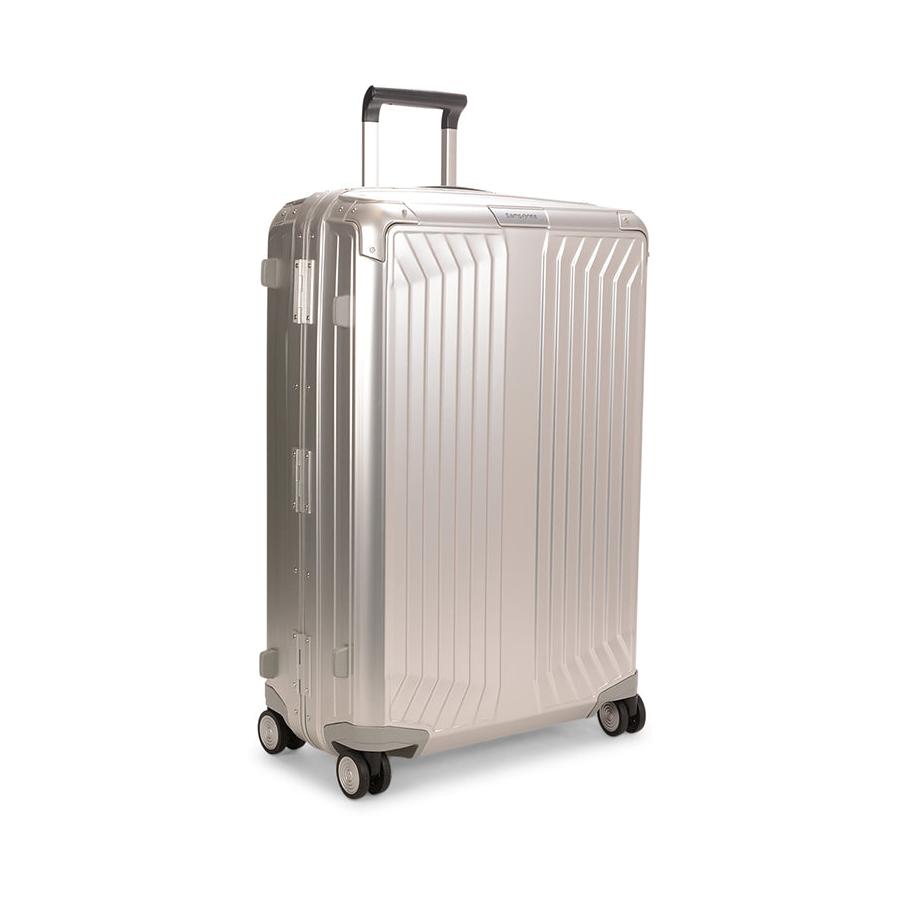 Samsonite Lite-Box ALU 76cm Hardside Checked Suitcase Aluminium Aluminium