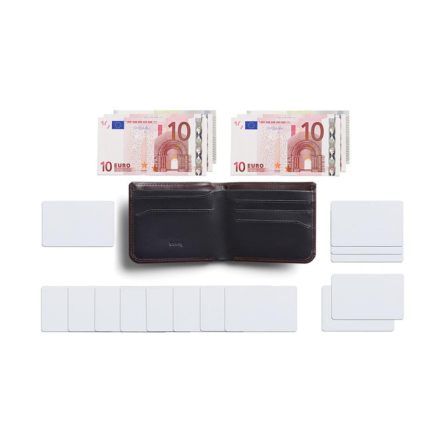 Bellroy RFID Hide & Seek HI Leather Wallet Deep Plum Deep Plum