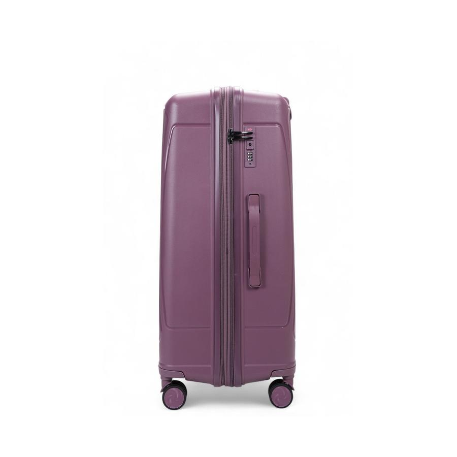 Caselite Quest 56cm, 65cm & 75cm Hardside Luggage Set Purple Purple