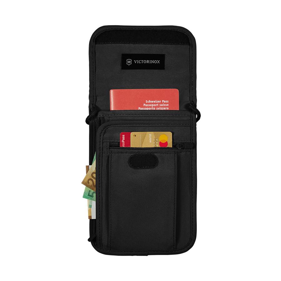 Victorinox Travel Accessories 5.0 Deluxe Security Pouch with RFID Black Black