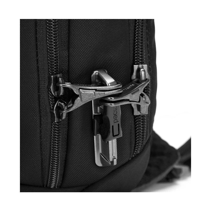 Pacsafe V Tech Anti-Theft Sling Pack Jet Black Jet Black