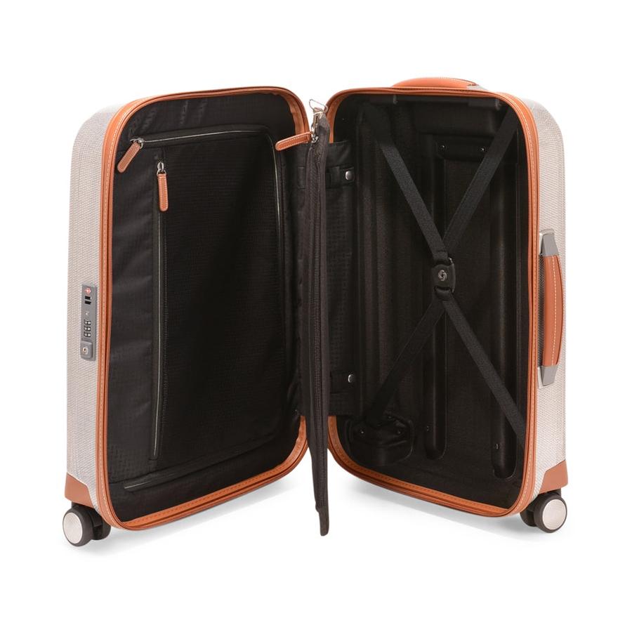 Samsonite Lite-Cube DLX 55cm CURV Carry-On Spinner Suitcase Aluminium Aluminium