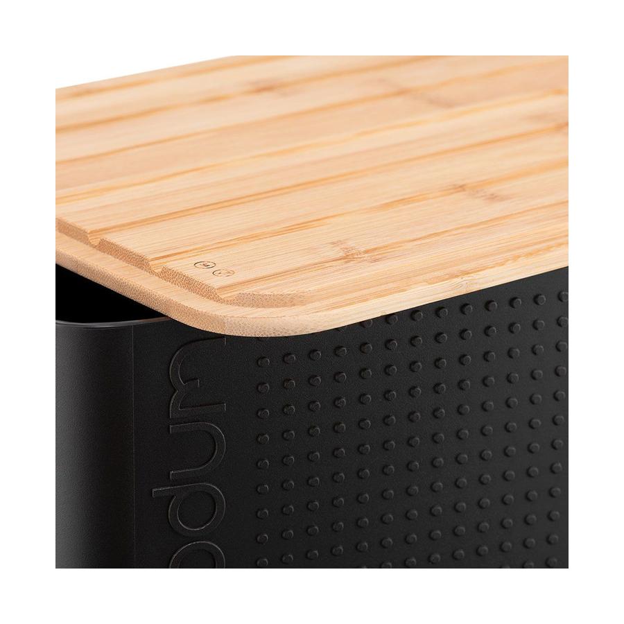 Bodum Bistro Bread Box Large Black Black