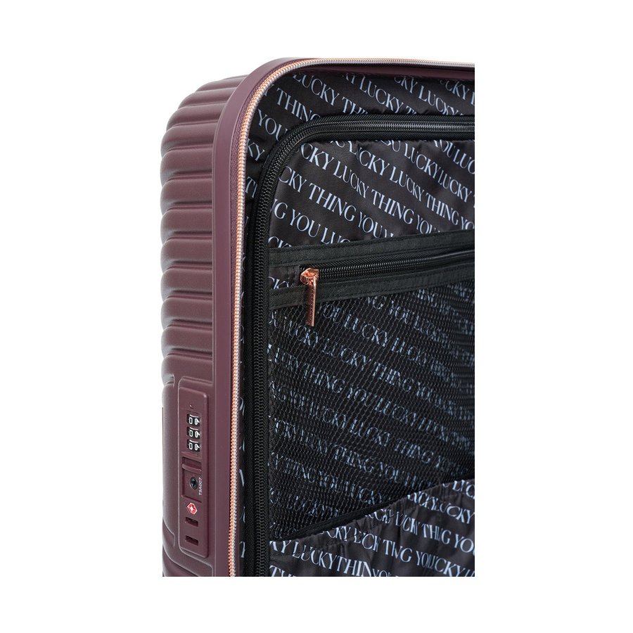 Saben Going Places 55cm, 66cm & 76cm Hardside Luggage Set Merlot Merlot