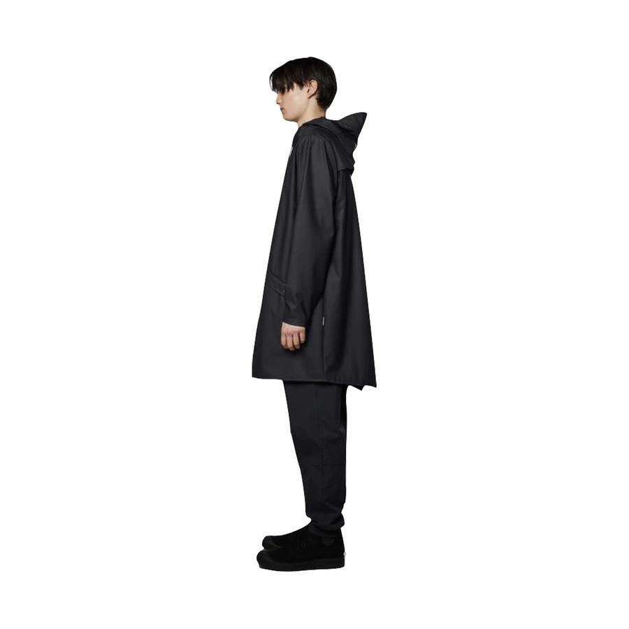 Rains Long Jacket Black XXL