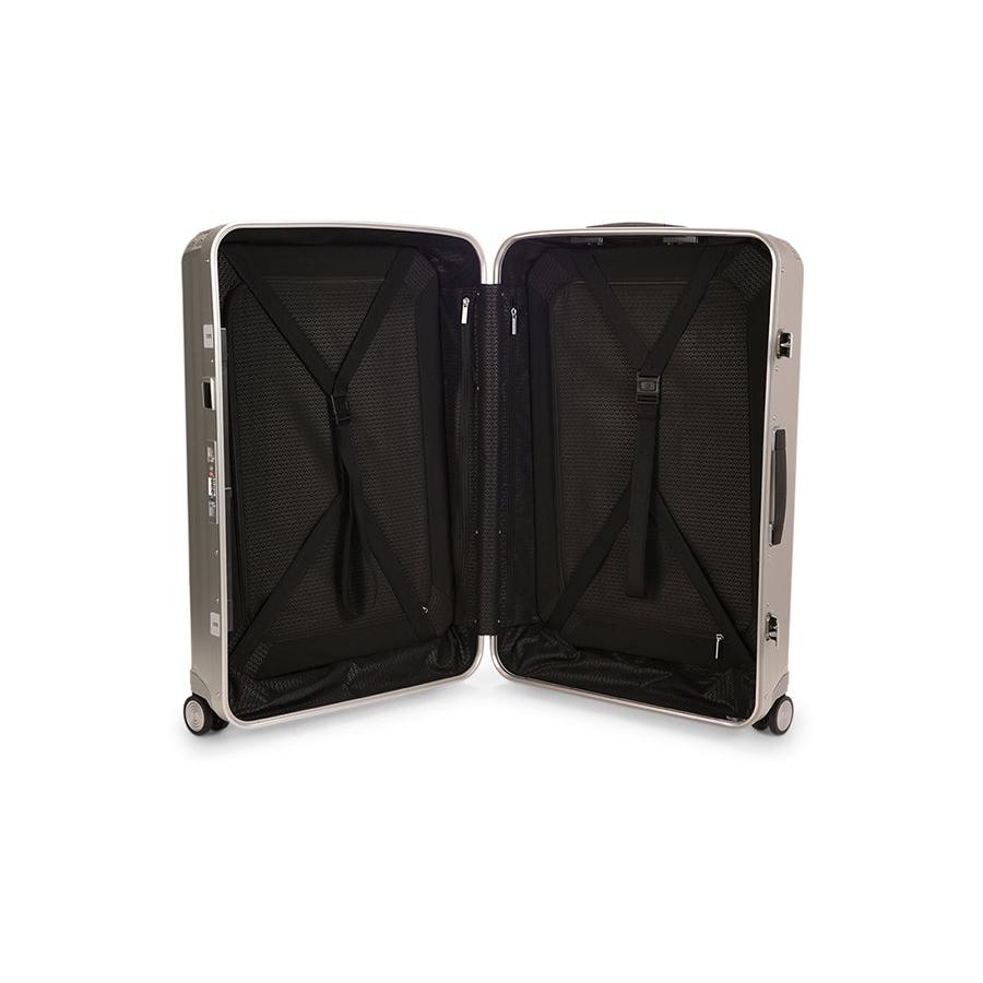 Samsonite Lite-Box ALU 55cm & 76cm Hardside Luggage Set Aluminium Aluminium