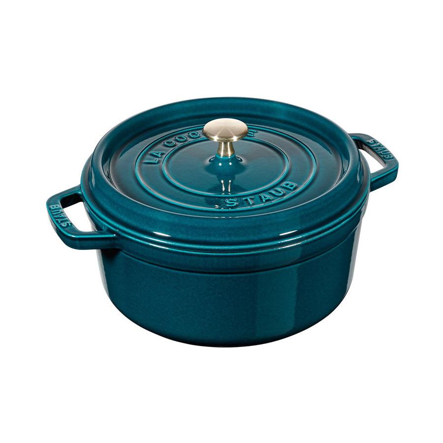 Staub 20cm (2.2L) Round Cocotte Sea Blue Sea Blue
