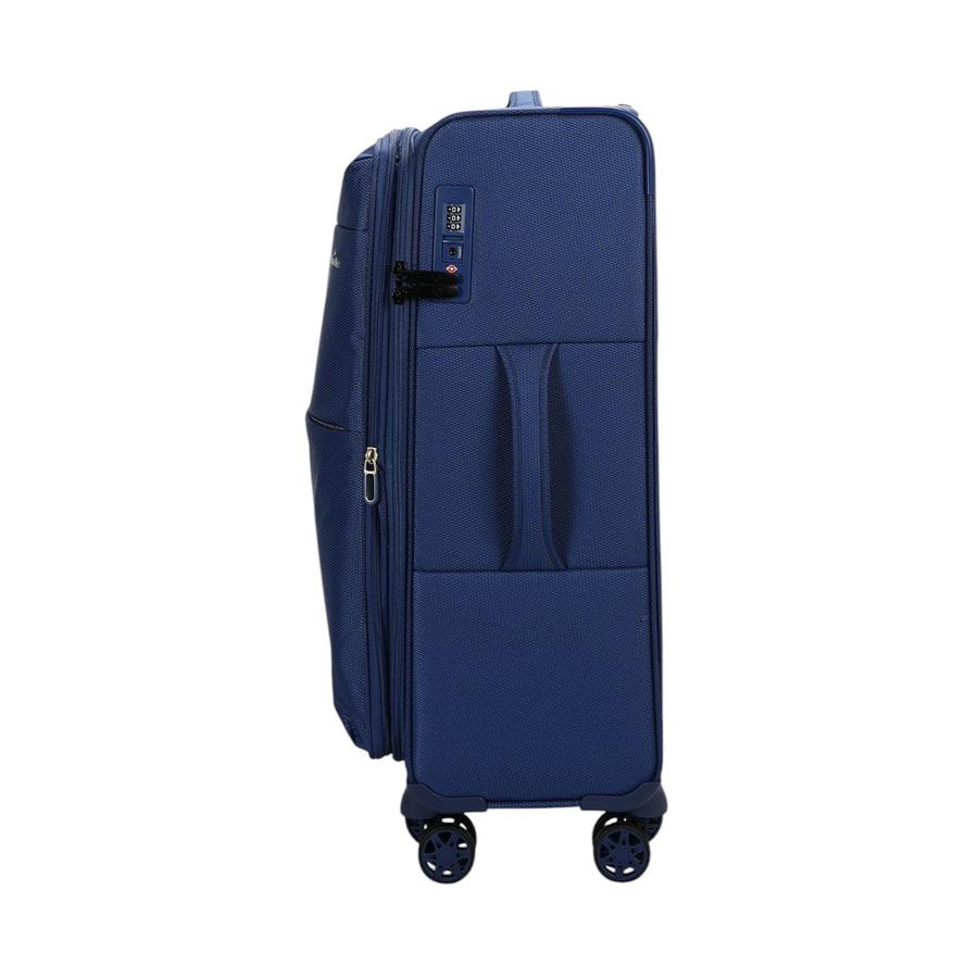 Caselite Ultra 69cm Softside Checked Suitcase Navy Navy