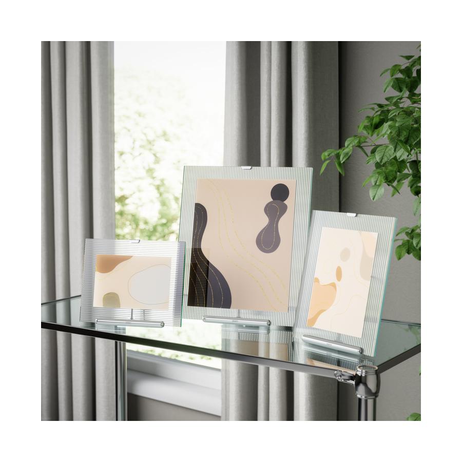 Umbra Flute 13 x 18cm Picture Frame Chrome Chrome