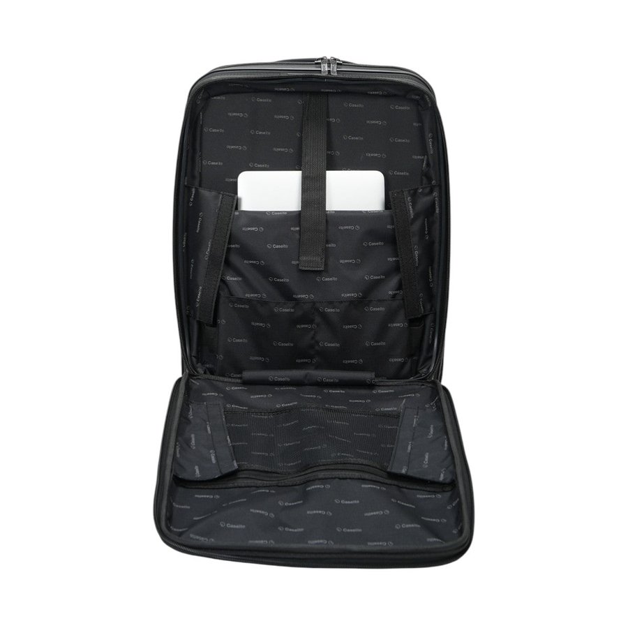 Caselite Venture 57cm & 76cm Top Open Hardside Luggage Set Black Black