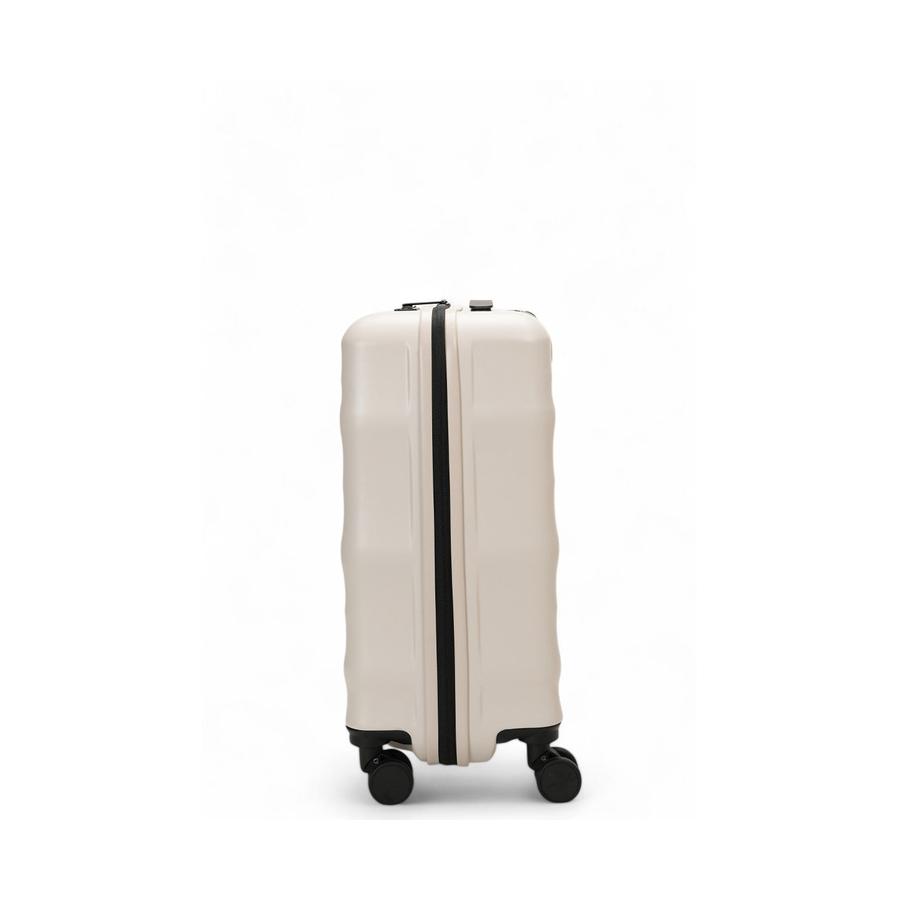 Explorer Luna-Air 55cm Hardside USB Carry-On Suitcase Oat Oat