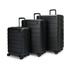 Explorer Arlo Pro 52cm Front Access, 65cm & 75cm Hardside Luggage Set Black