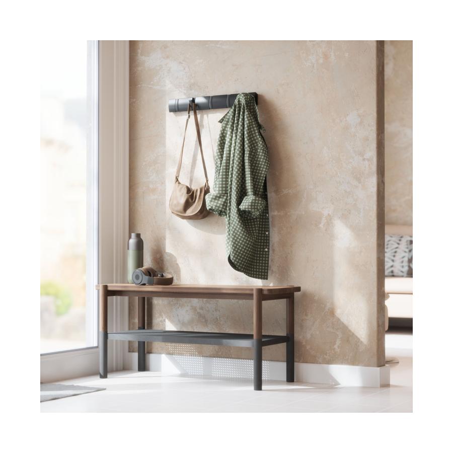 Umbra Flip 5 Wall Mounted Hook Black Black