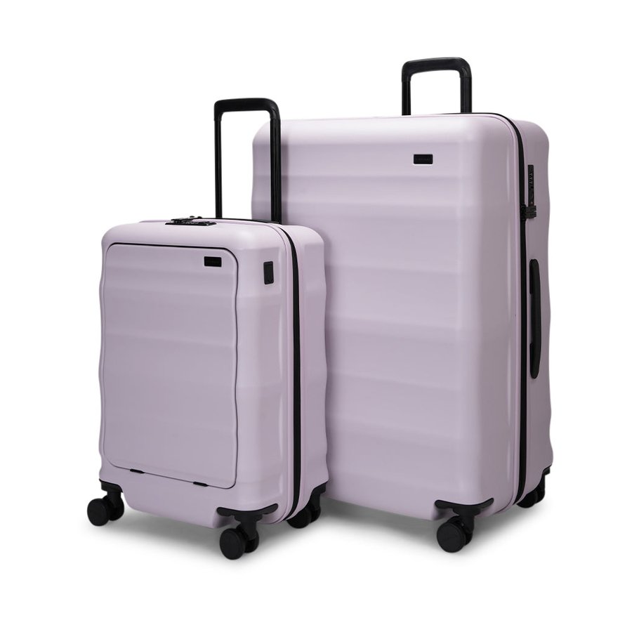 Explorer Luna-Air 55cm Front Access & 74cm Hardside Luggage Set Lilac Lilac