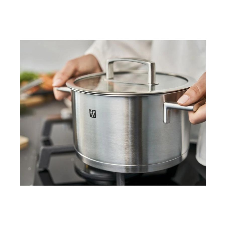Zwilling Vitality 5 Piece Cookware Set Stainless Steel Stainless Steel