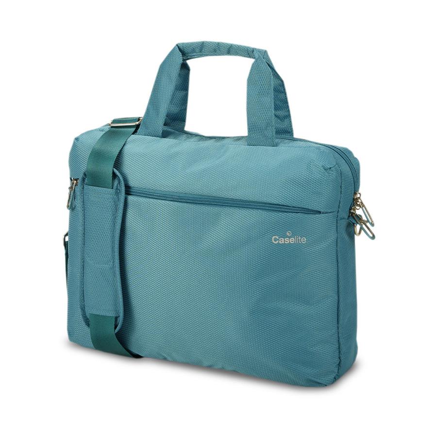 Caselite Ultra 55cm Softside Carry-On Suitcase & Laptop Bag Set Teal Teal