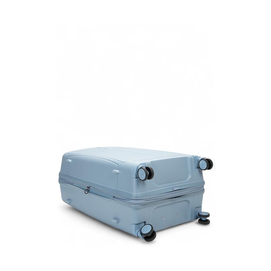 Caselite Quest 75cm Hardside Checked Suitcase Steel Blue Steel Blue