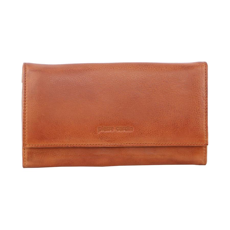 Pierre Cardin Nora Ladies Italian Leather RFID Wallet Cognac Cognac