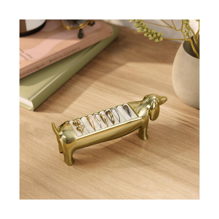 Umbra Daschie Ring Holder Brass Brass
