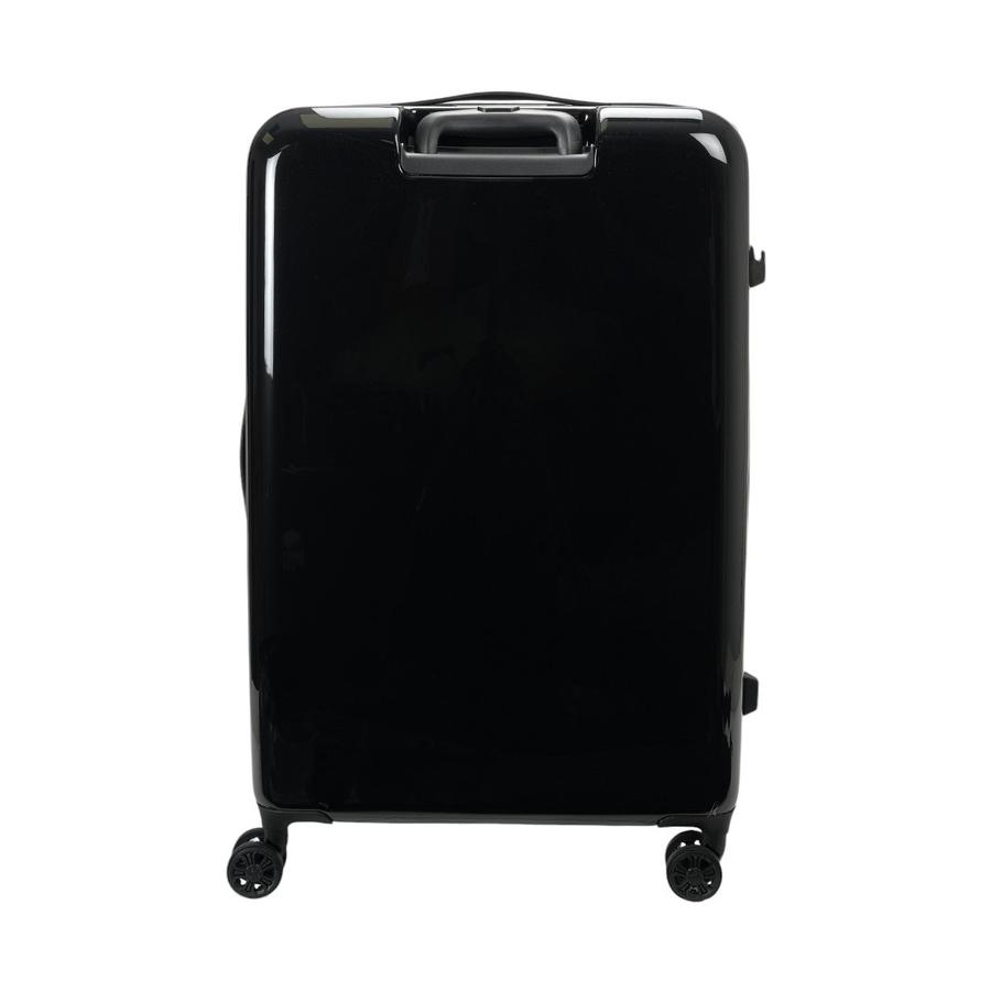 Caselite NZ Kiwi 77cm Hardside Checked Suitcase Black Black