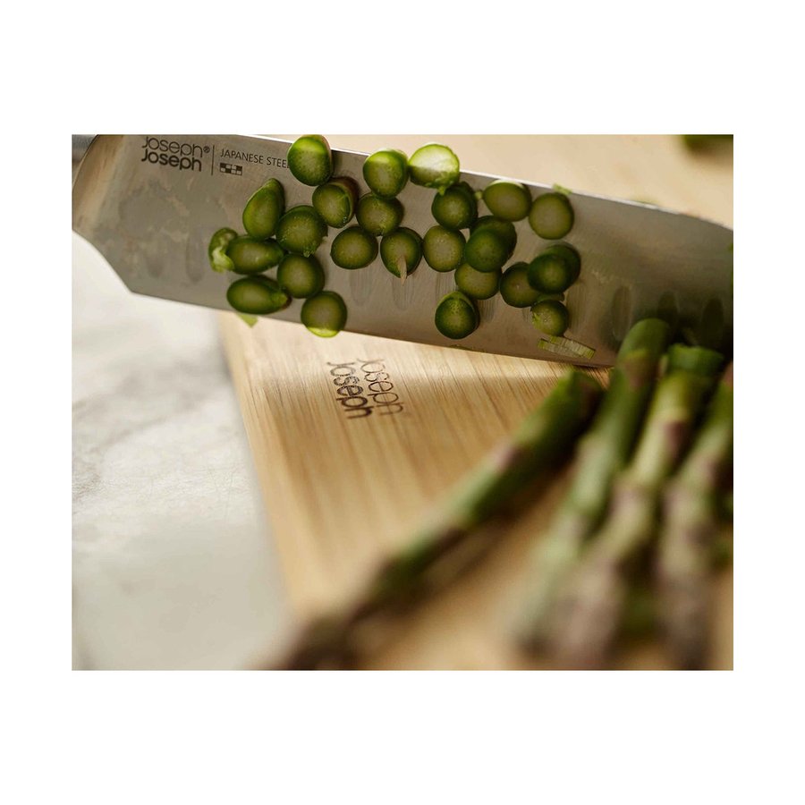 Joseph Joseph Folio Steel 3-Piece Chopping Board Set Bamboo Bamboo