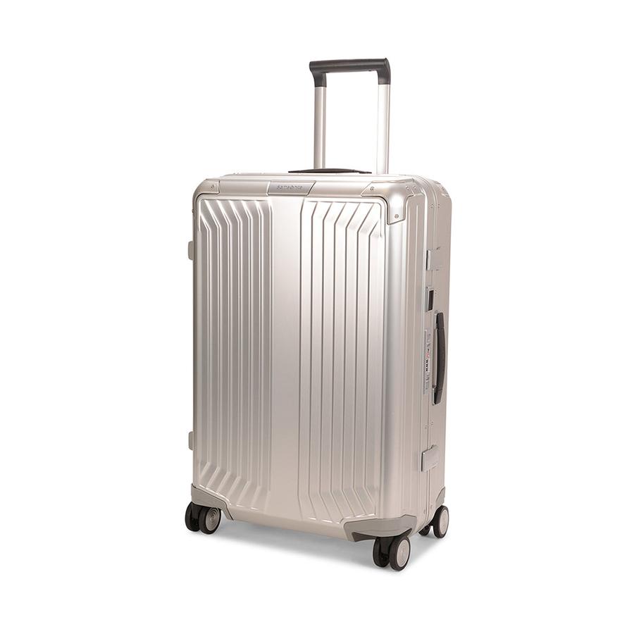 Samsonite Lite-Box ALU 69cm Hardside Checked Suitcase Aluminium Aluminium