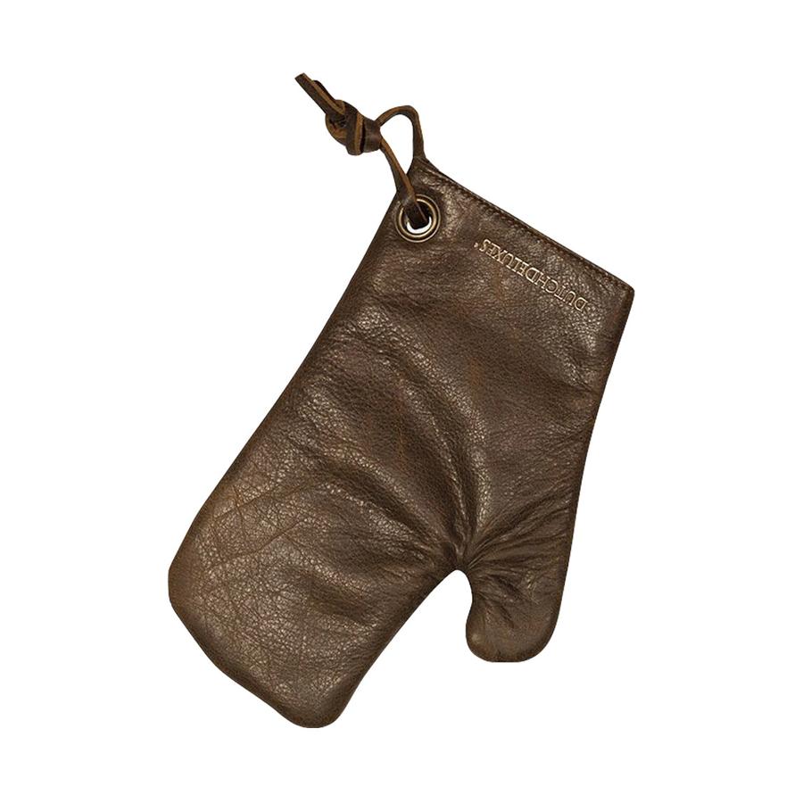 Dutch Deluxes Leather Oven Glove Vintage Brown Vintage Brown