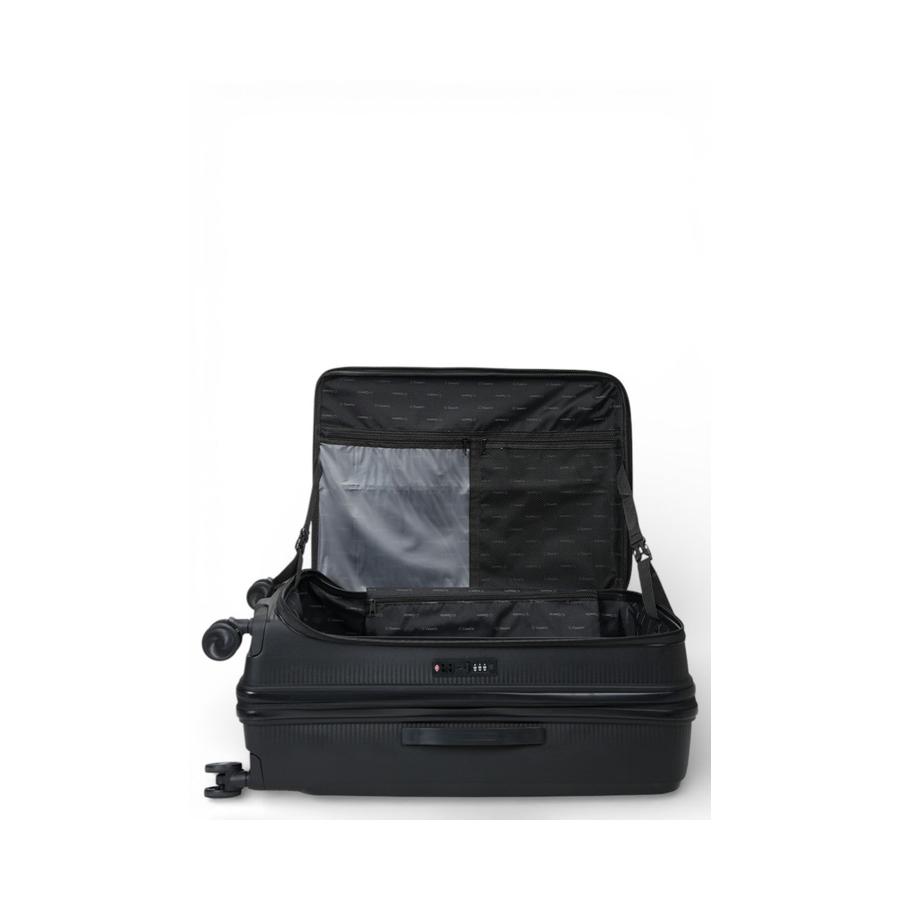 Caselite Venture 57cm & 76cm Top Open Hardside Luggage Set Black Black