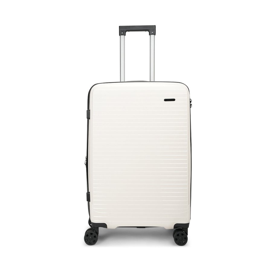 Nomad Venture 65cm Hardside Checked Suitcase White White