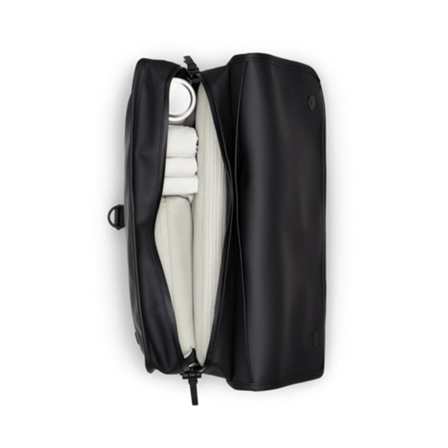 Rains Messenger Bag Black Black